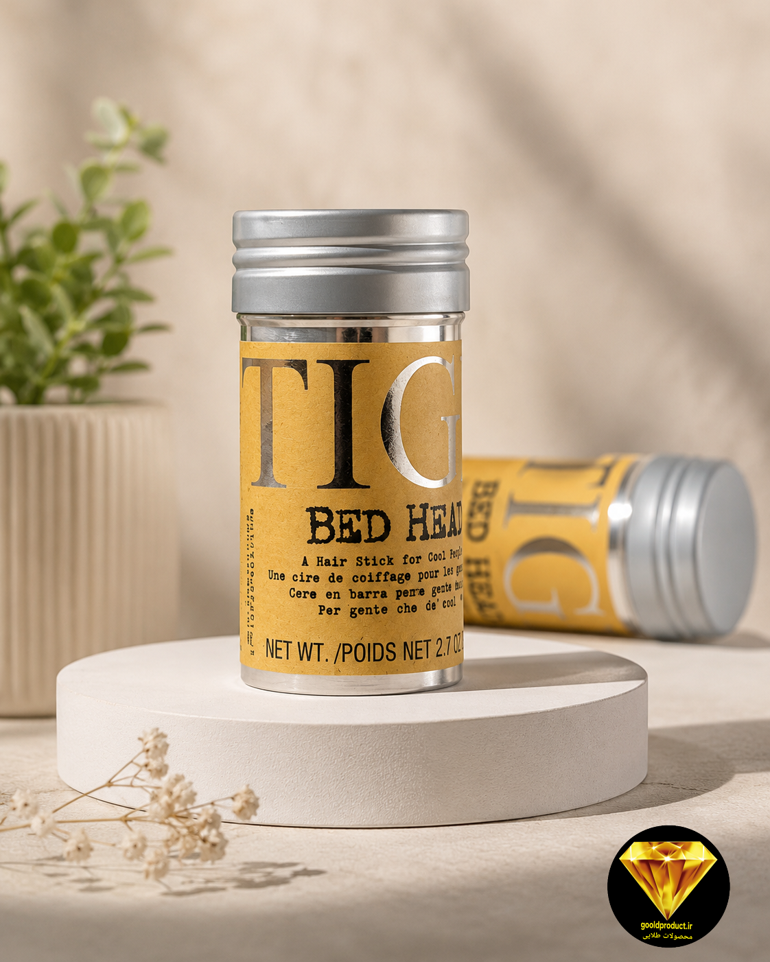 وزگیر مو استیکی حاوی روغن کرچک و آووکادو؛ مناسب برای رفع وز، مرتب کردن موهای ریز و حفظ حالت طبیعی مو، بدون ایجاد چربی یا سفیدک.